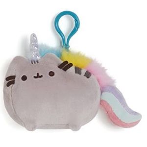 GUND Pusheen Backpack Clip-On Pusheenicorn Plush